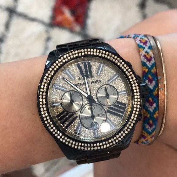 Michael Kors Gold Studded Watch - Picture 1 of 5